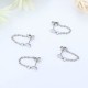 9 Pairs Chain Earrings Ear Cuffs Minimalist Bar Earrings With Chain Stainless Threader Stud Earrings For Women